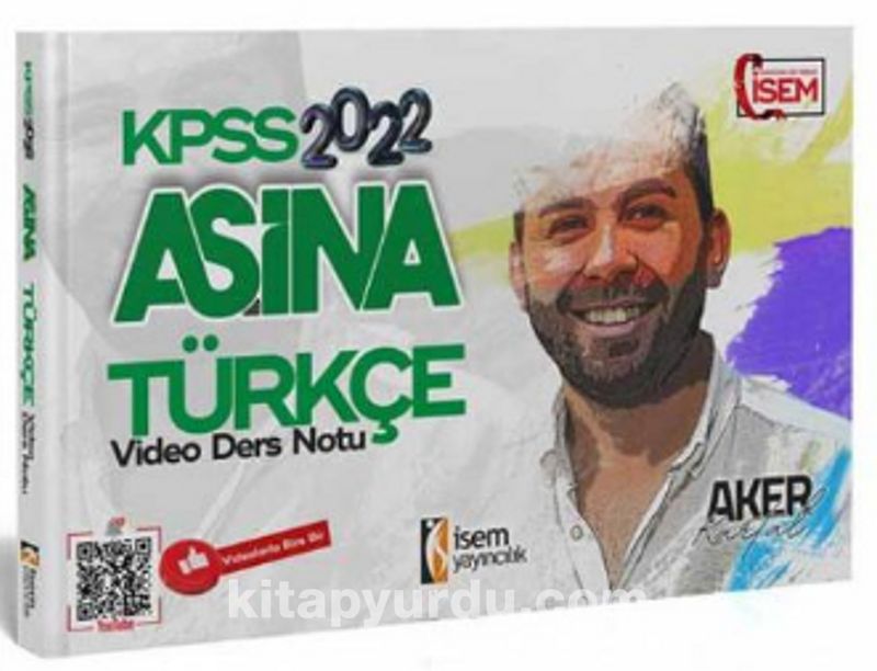 2022 KPSS Aşina Türkçe Video Ders Notu Ekitap İndir | PDF | ePub | Mobi