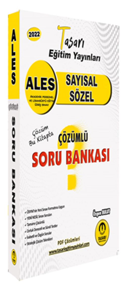 ALES Sayısal Sözel Çözümlü Soru Bankası