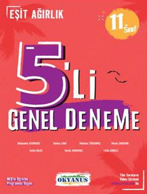 11. Sınıf 5'li Eşit Ağırlık Deneme