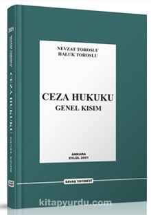 Ceza Hukuku Genel Kısım - Nevzat Toroslu