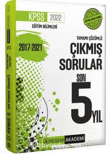 2022 KPSS Eğitim Bilimleri Çıkmış Sorular Son 5 Sınav - Kolektif