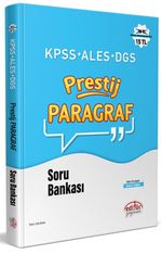 KPSS - ALES - DGS Prestij Paragraf Soru Bankası 