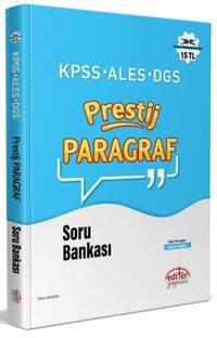 KPSS - ALES - DGS Prestij Paragraf Soru Bankası 