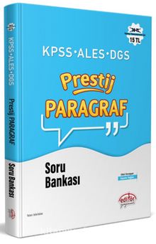KPSS - ALES - DGS Prestij Paragraf Soru Bankası - Jule Aslan