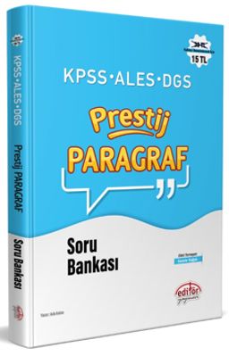 KPSS - ALES - DGS Prestij Paragraf Soru Bankası 