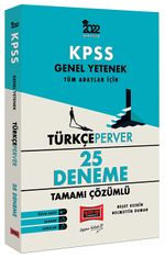 2022 KPSS Genel Yetenek TürkçePerver Tamamı Çözümlü 25 Deneme