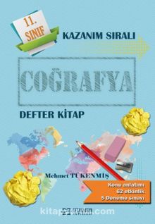 11.Sınıf Coğrafya Kazanım Sıralı Defter Kitap - Mehmet Tükenmiş