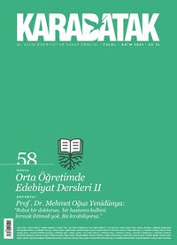Karabatak Dergisi Sayı: 58 Eylül-Ekim 2021