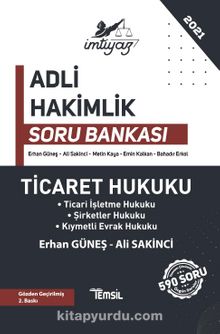 İmtiyaz Ticaret Hukuku Adli Hakimlik Soru Bankası - Erhan Güneş