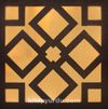 Full Frame Duvar Sanatları - Pleksi Altın Ayna - Kilim Desen Venge (FF-DS256)