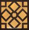 Full Frame Duvar Sanatları - Pleksi Altın Ayna - Kilim Desen Venge (FF-DS256)