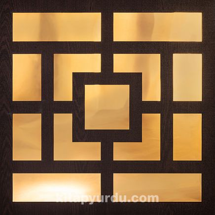 Full Frame Duvar Sanatları - Pleksi Altın Ayna - Pencere Venge (FF-DS255)