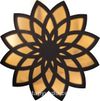 Full Frame Duvar Sanatları - Pleksi Altın Ayna - Lotus Çiçeği (FF-DS249)