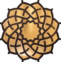 Full Frame Duvar Sanatları - Pleksi Altın Ayna - Tezhip Yıldızı (FF-DS248)