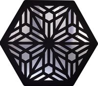 Full Frame Duvar Sanatları - Pleksi Gümüş Ayna - Kartanesi (FF-DS262)