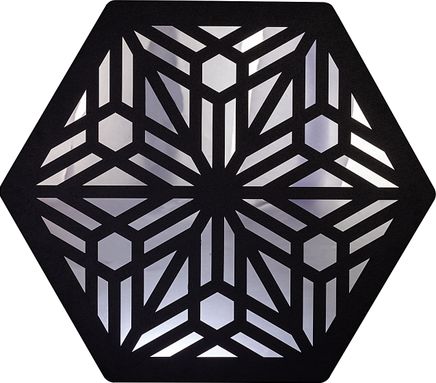 Full Frame Duvar Sanatları - Pleksi Gümüş Ayna - Kartanesi (FF-DS262)