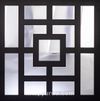 Full Frame Duvar Sanatları - Pleksi Gümüş Ayna - Labirent (FF-DS272)