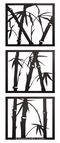 Full Frame Duvar Sanatları - Lazer Kesim Duvar Dekoru - Bambu Ağaç Siyah (FF-DS282)