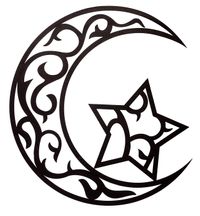 Full Frame Duvar Sanatları - Lazer Kesim Duvar Dekoru - Ay Yıldız Venge (FF-DS279)