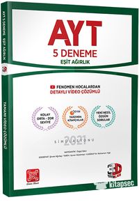 AYT 5 Deneme Eşit Ağırlık