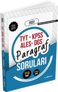 2022 TYT KPSS ALES DGS Paragraf Soruları