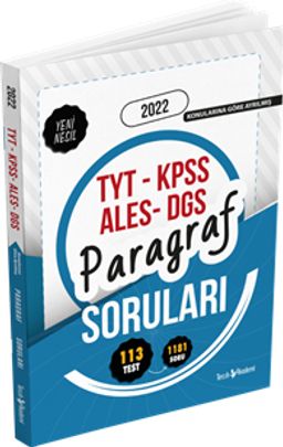 2022 TYT KPSS ALES DGS Paragraf Soruları