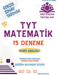 TYT Matematik 15 Deneme Sınavı Konu Analizli