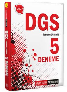 2022 DGS Tamamı Çözümlü 5 Deneme - Kolektif