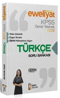 2022 KPSS Evveliyat Lisans Genel Yetenek Türkçe Video Çözümlü Soru Bankası 