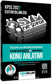 2022 KPSS Eğitim Bilimleri Ösym Ne Sorar Ölçme ve Değerlendirme Video Destekli Konu Anlatımı - Cüneyt İltuş
