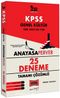 2022 KPSS Genel Kültür AnayasaPerver Tamamı Çözümlü 25 Deneme