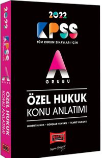 2022 KPSS A Grubu Özel Hukuk Konu Anlatımı