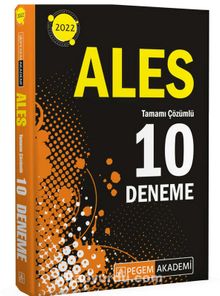 2022 ALES Tamamı Çözümlü 10 Deneme - Kolektif