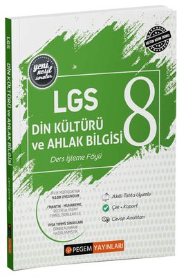2022 LGS Din Kültürü ve Ahlak Bilgisi Ders İşleme Föyü