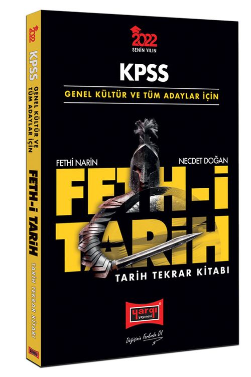 2022 KPSS Genel Kültür ve Tüm Adaylar İçin Fethi Tarih Tekrar Kitabı
