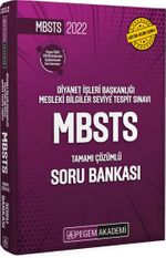 2022 Diyanet İşleri Başkanlığı Mesleki Bilgiler Seviye Tespit Sınavı MBSTS Tamamı Çözümlü Soru Bankası