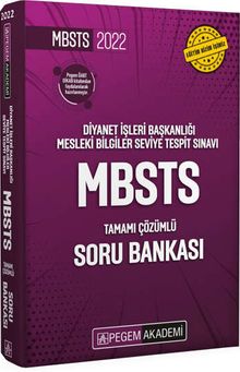 2022 Diyanet İşleri Başkanlığı Mesleki Bilgiler Seviye Tespit Sınavı MBSTS Tamamı Çözümlü Soru Bankası