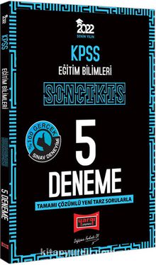 2022 KPSS Eğitim Bilimleri Son Çıkış Tamamı Çözümlü 5 Deneme - Kolektif