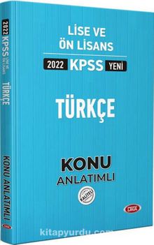 2022 KPSS Lise Ön Lisans Türkçe Konu Anlatımlı - Kolektif