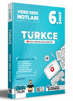 2022 6.Sınıf Türkçe Video Ders Notları (Konu Anlatımı) 