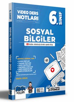 2022 6.Sınıf Sosyal Bilgiler Video Ders Notları (Konu Anlatımı) 