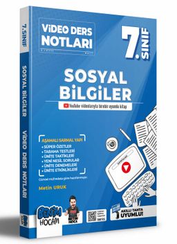 2022 7. Sınıf Sosyal Bilgiler Video Ders Notları (Konu Anlatımı) 