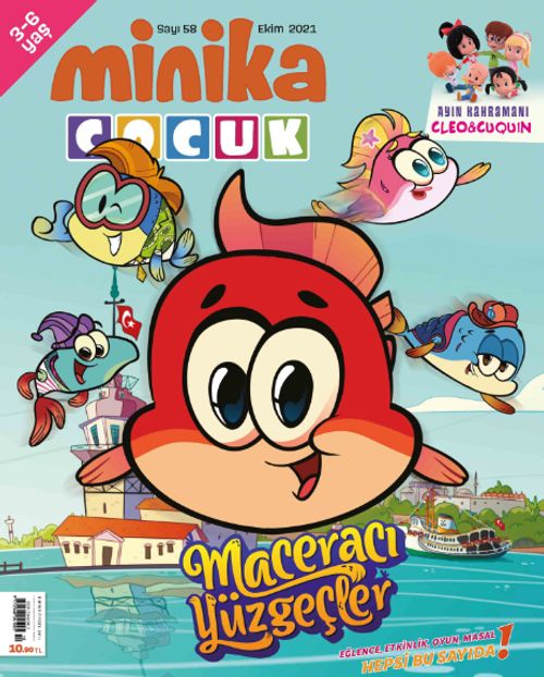 Minika Çocuk Aylık Çocuk Dergisi Sayı: 58 Ekim 2021