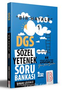 2022 Bir Hayale Serisi DGS Sözel Yetenek Tamamı Çözümlü Soru Bankası - Levent Balkesen