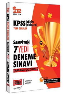 2022 KPSS Eğitim Bilimleri Tüm Dersler Tamamı Çözümlü 7 Deneme Sınavı - Kolektif