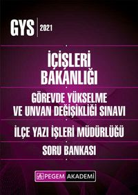 2021 GYS İçişleri Bakanlığı Görevde Yükselme ve Unvan Değişikliği İlçe Yazı İşleri Müdürlüğü Soru Bankası