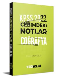 2022 KPSS Cebimdeki Notlar Coğrafya Kitapçığı