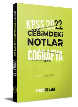2022 KPSS Cebimdeki Notlar Coğrafya Kitapçığı