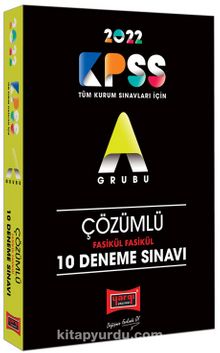 2022 KPSS A Grubu Fasikül Fasikül Çözümlü 10 Deneme Sınavı - Kolektif