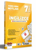 2022 7.Sınıf İngilizce Video Ders Notları (Konu Anlatımı)